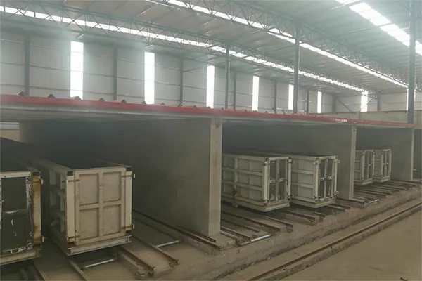 Линия производства блоков NAAC в Ухае, Внутренняя Монголия, Китай